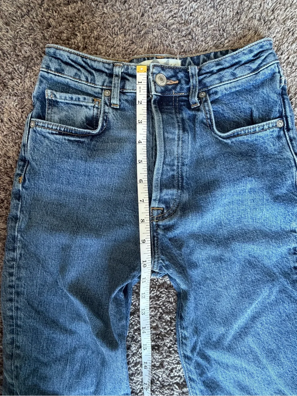 Free People/We The Free High Rise Stella Kick Flare Jeans